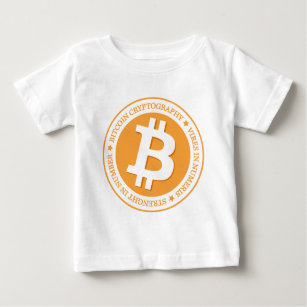 私達のBitcoinのロゴのタイプ06 ベビーTシャツ