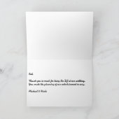 私達のDJがあることを、ありがとう サンキューカード (内部)