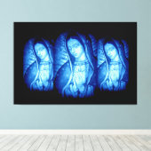 私達のOFグアダルペ女性セピア色 キャンバスプリント (インサイチュ (ウッドフロア))