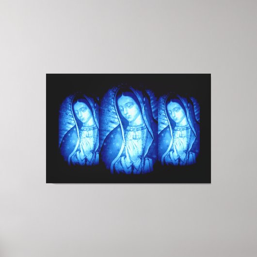 私達のOFグアダルペ女性セピア色 キャンバスプリント (正面)