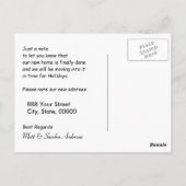 私達はあなた自身の地図とBの家の地図を取り替えます動かしました ポストカード (裏面)