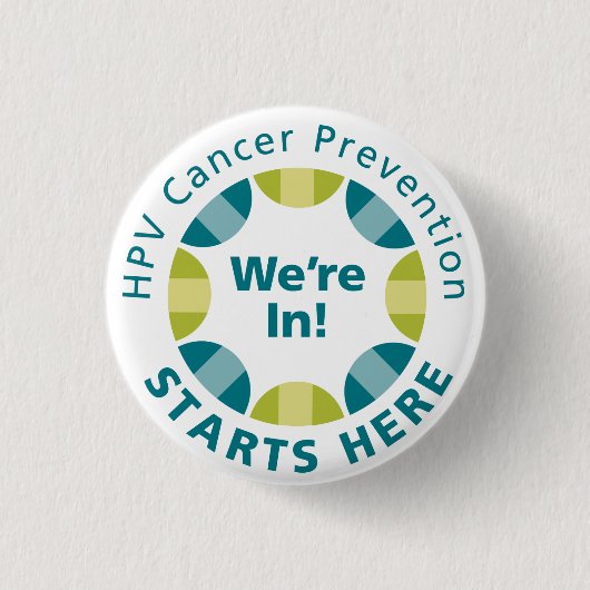 私達はあります! ボタン 缶バッジ (正面)