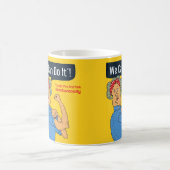 私達はおもしろいなそれを-してもいいです コーヒーマグカップ (中央)