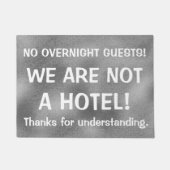 私達はおもしろいなホテルの失礼な引用文のプリントではないです ドアマット (正面)