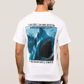 私達はおもちゃです Tシャツ (裏面)