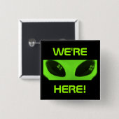 私達はここにいます! ボタン 缶バッジ (正面&裏面)