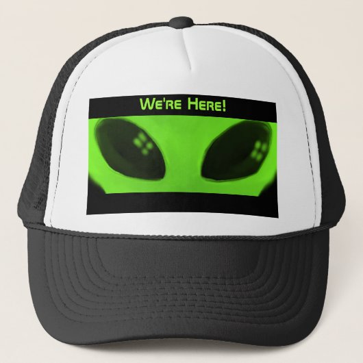 私達はここにいます! 帽子w/words キャップ (正面)