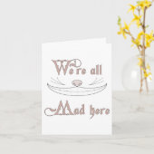 私達はここにすべての不機嫌います カード (黄色い花)