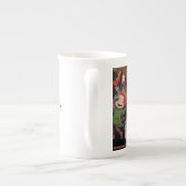 私達はここにすべての不機嫌います ボーンチャイナマグカップ (裏面)