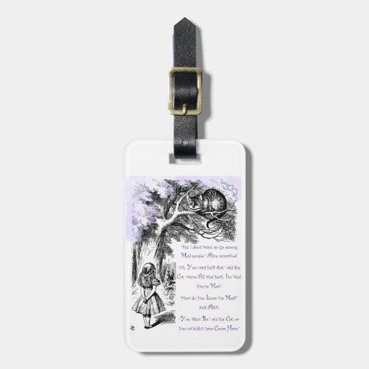 私達はここにすべての不機嫌います ラゲッジタグ (正面縦)