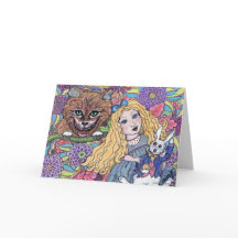 私達はここにすべての不機嫌います! 5x7挨拶状