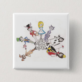 "私達はここのすべての不機嫌"ボタンがかかりますです 缶バッジ