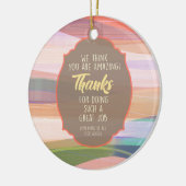 私達はすばらしいです考えます セラミックオーナメント (左)
