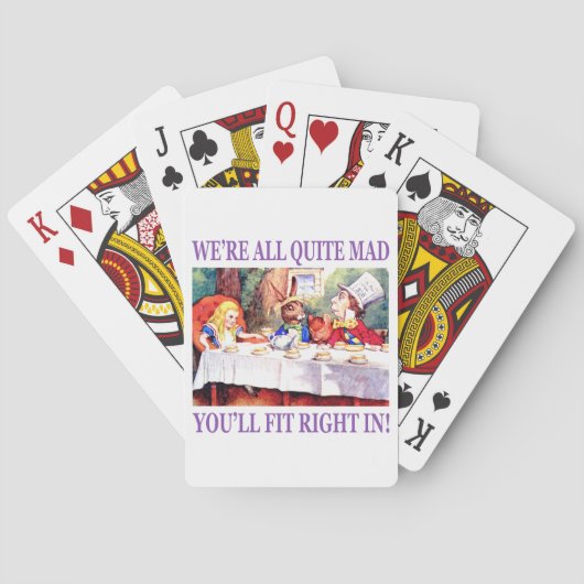 私達はすべてのかなり気違いの正しく合いますです トランプ (裏面)