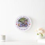 私達はすべてのかなり気違いの正しく合いますです! ラウンド壁時計 (ホーム)