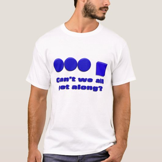 私達はすべてTシャツに沿って得てはいけません Tシャツ (正面)