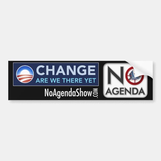 私達はそこにまだありますか。 バンパーステッカー (正面)