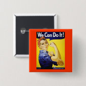 私達はそれをしてもいいです! 缶バッジ (正面&裏面)