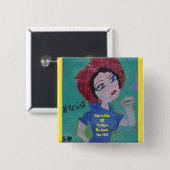 私達はそれをしてもいいです! 缶バッジ (正面&裏面)