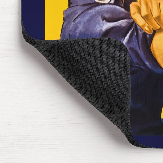 私達はそれをしてもいいです! Rosieリベッターのヴィンテージの第2次世界大戦 マウスパッド (コーナー)