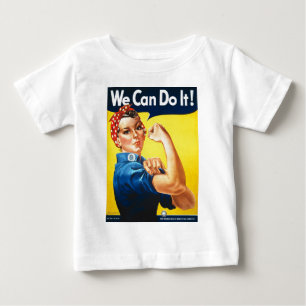 私達はそれをしてもいいです! Rosieリベッター ベビーTシャツ