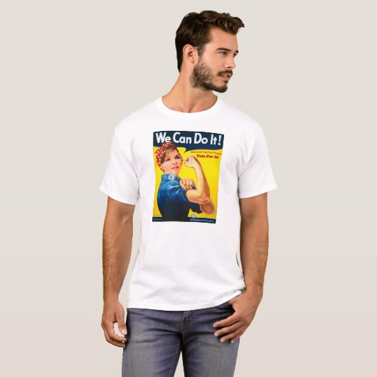私達はそれをしてもいいです! Tシャツ (正面フル)
