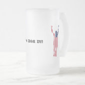 私達はそれをしました! フロストグラスビールジョッキ (正面右)