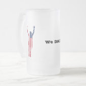 私達はそれをしました! フロストグラスビールジョッキ (正面左)