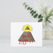 私達はそれをしました(illuminati) ポストカード (スタンド正面)