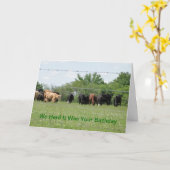 私達はそれをでしたあなたの誕生日集めます カード (黄色い花)