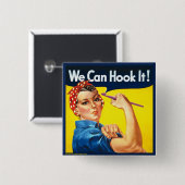 私達はそれを引っ掛けてもいいです! -ボタン 缶バッジ (正面&裏面)