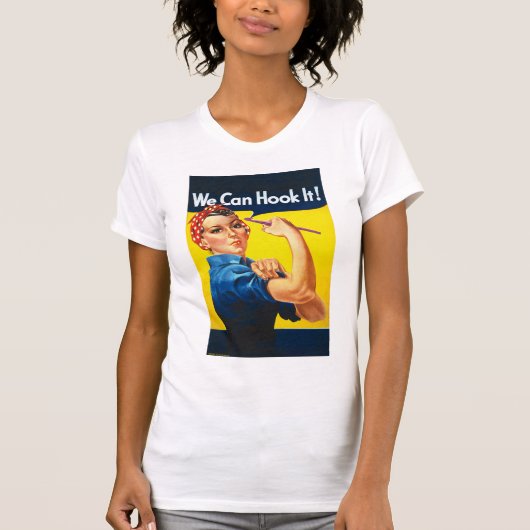 私達はそれを引っ掛けてもいいです! -女性のティー Tシャツ (正面)