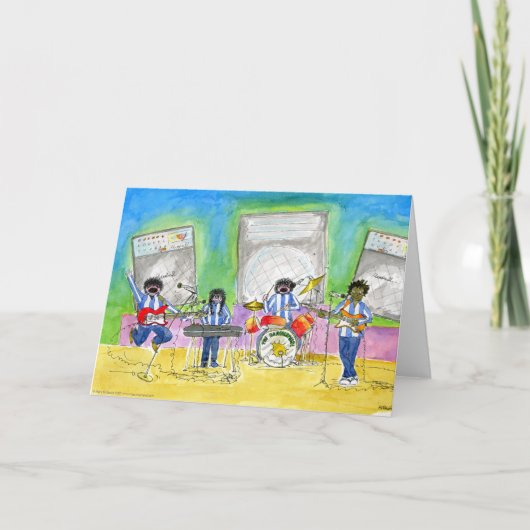 私達はそれを音楽と呼びます:  概要の挨拶 カード (正面)