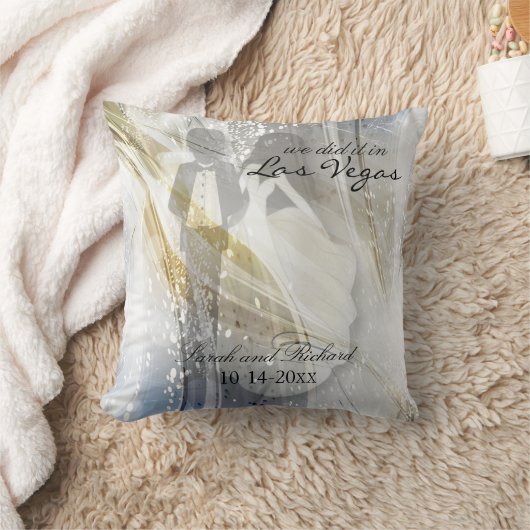 私達はそれを|の美しい結婚式の記念品しました クッション (ブランケット)