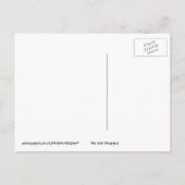 私達はちょうど婚約した得ました! 郵便はがき 案内ポストカード (裏面)