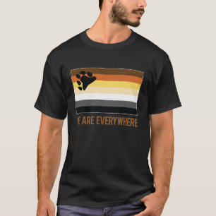 私達はどこでもありますワイシャツ(くま) Tシャツ