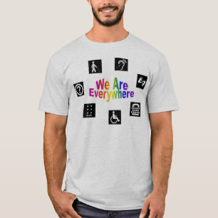 私達はどこでもあります Tシャツ