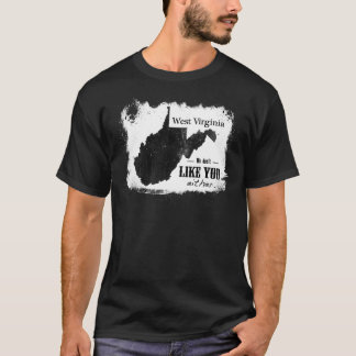私達はどちらか黒い好みません Tシャツ