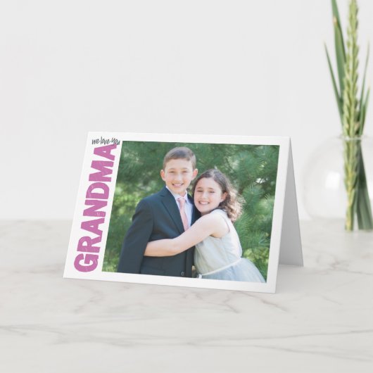 私達はの祖母愛します! カード (正面)