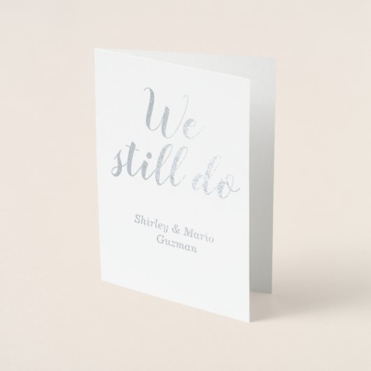 私達はまだカードを失敗させます 箔カード (正面)