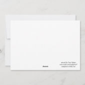 私達はよいマッチのバレンタインデー平らなカードを作ります シーズンカード (裏面)