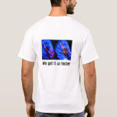 私達はより速くの上のそれを得ます! - SSCC Tシャツ (裏面)