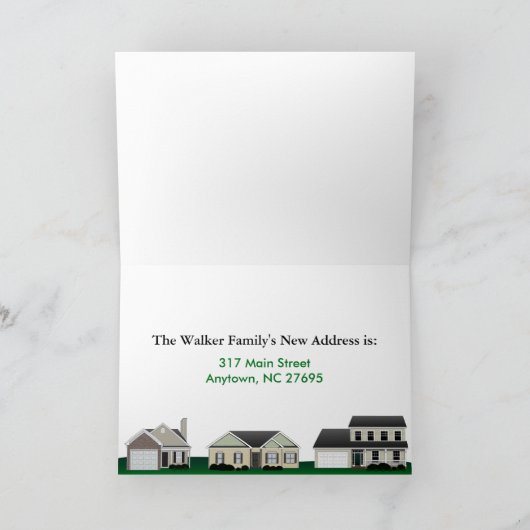 私達はアドレス変更カードを動かしました 案内状 (内部)