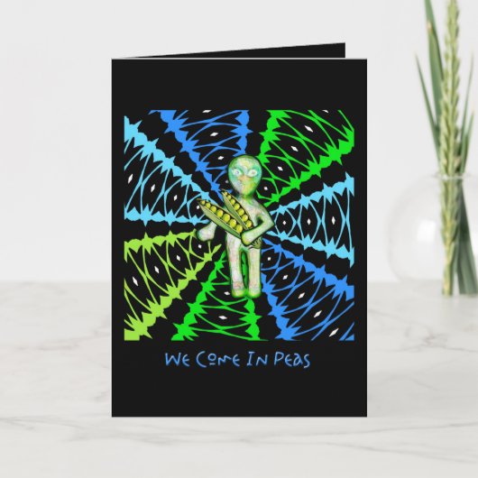 私達はエンドウ豆の…パス潰されたポテトに入って来ます! シーズンカード (正面)