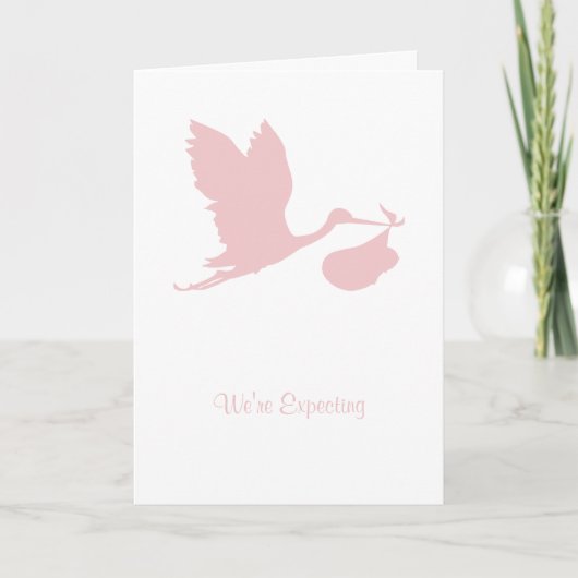 私達はカードを期待しています 案内状 (正面)