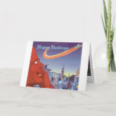 私達はクリスマスを持たれていますまだか。 シーズンカード (正面)