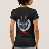 私達はコレクションNative™の住んでいます Tシャツ (裏面)