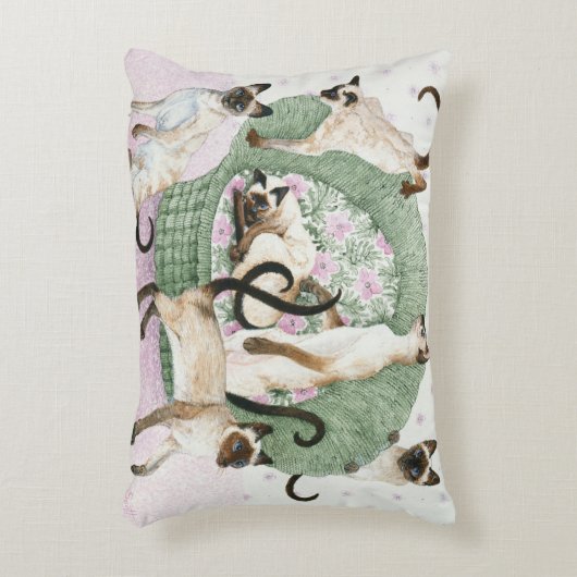 私達はシャムです アクセントクッション (正面(垂直))