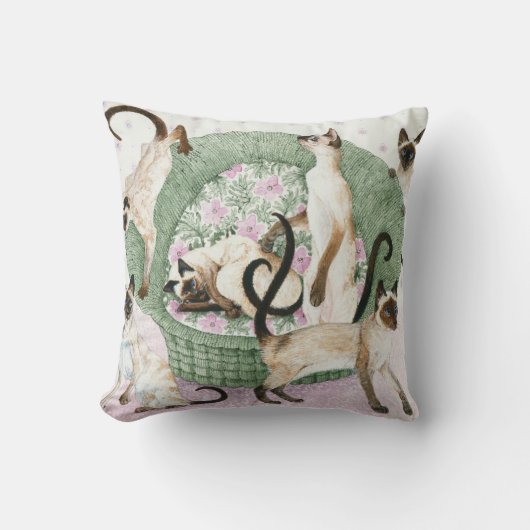 私達はシャムです クッション (正面)