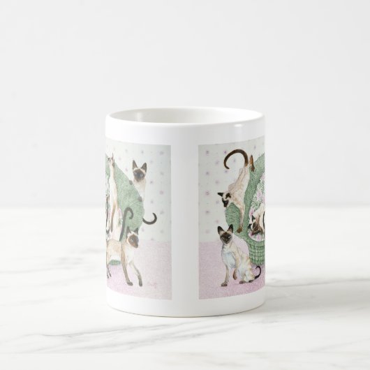 私達はシャムです コーヒーマグカップ (中央)